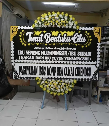 Papan Bunga Duka Batuceper Tangerang